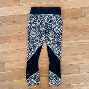 Two pairs of Lululemon Crop leggings; two Tank Tops; One T-shirt.